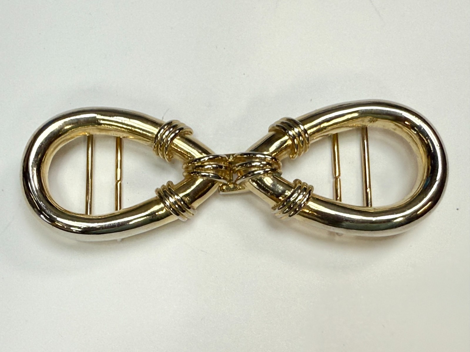 Infinity Symbol Interlocking Two Piece Vintage Fi… - image 17