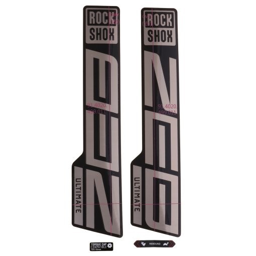 RockShox Decal Kit for 27.5/29" ZEB Ultimate - gloss rainbow foil for high gloss