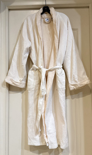 VTG Ritz-Carlton Plush Bath Robe Terry Cloth Belted Unisex O/S Heavy Spa Lounge