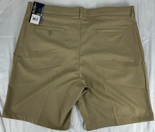NWT Ben Hogan Men's 38 Tan Golf Shorts Active Flex Moisture Wicking UPF 50