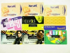 Harrah's Hotel and Casino Las Vegas Room and Players Club Cards 9 Types You Pick