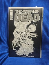 THE WALKING DEAD #108 (2018) EMMA RIOS BLACK & WHITE 15th VARIANT VF+ 8.5