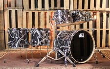 DW Collectors Smoke Glass Contrail Drum Set -...