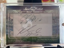 2014 Tristar Signatures Football Draft Choice - Jacoby Jones/Keshawn Martin 1/1