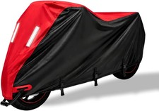 Upgrade Motorcycle Cover Waterproof XXL 96IN Heavy Duty 210D Oxford