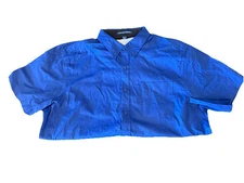 Blue  Port Authority Short Sleeve Button Down Easy Care Shirt Sizes  XL  S508 