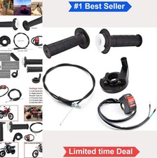 Twist Throttle Handle Grips 22mm 7/8 Inch Cable Switch 50cc 125cc Pit Dirt Bike