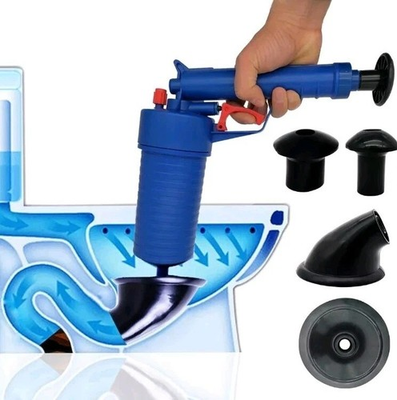 #ad High Pressure Toilet Air Plunger Kit Air Toilet Unclogger Air Drain Blaster Kit $14.29