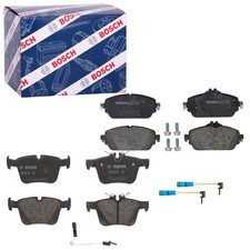 BOSCH Bremsbeläge WAKO Satz Vorne + Hinten für MERCEDES W205 S205 A205 C205