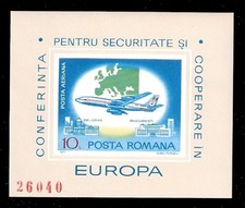 Romania 1977 Bl. 144 MNH UNPERFORATED Souvenir Sheet – Europa 1977