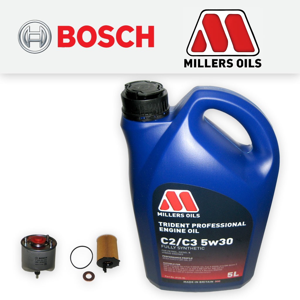 SERVICE KIT CITROEN C4 PICASSO 1.6 HDI DV6C OIL FUEL FILTERS +OIL (2010-2013)