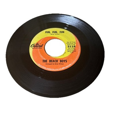45 RPM  The Beach Boys CAPITOL 5118 Fun Fun Fun / Why Do Fools Fall In love