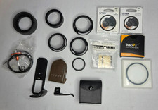 Lot of Photographic Lens Filters, Light Meter and Other Accessories New and Used