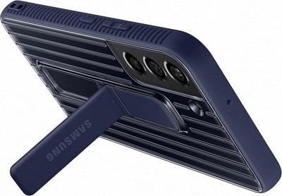 Echtes / Offizielles Samsung Galaxy S22 Ständerhülle / Cover - Marineblau - Neu