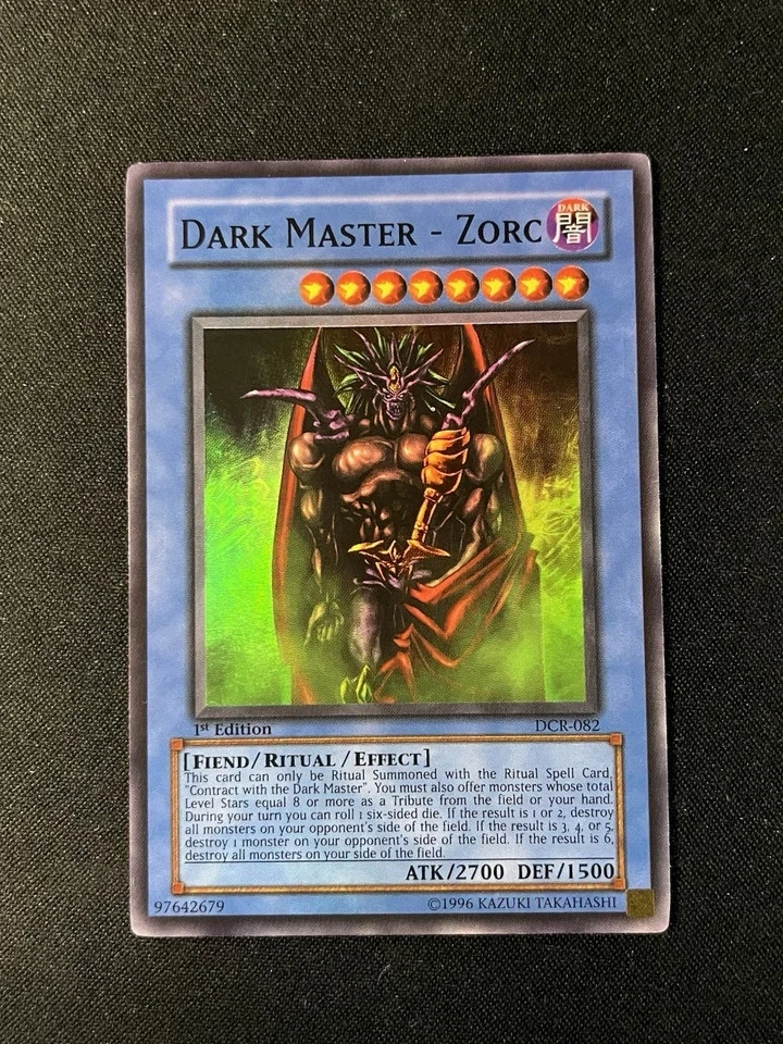 Yugioh Dark Master Zorc for sale