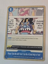 Please Take Me with You!! I Can Be of Great Help to You!! OP14-059 One Piece