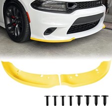 Dodge Charger Front Bumper Lip Splitter Protector Guard for 2015-2023  Yello...