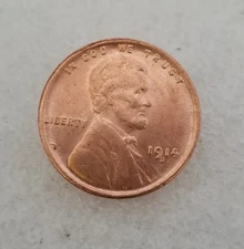 1914-D Lincoln Wheat Cent Penny Rare Sought After Year --As shown in the figure