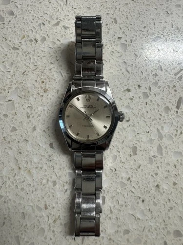 Rolex 31mm Unisex Oyster SpeedKing Precision Stainless Steel Bracelet Watch