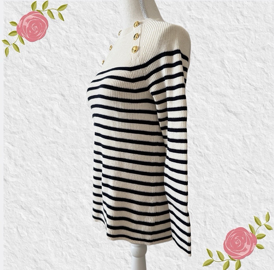 Talbots Striped Pullover Sweater - image 2