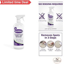 Carpet Stain Remover Spray 34 oz Pet Odor Upholstery Cleaner Old Stains Instant