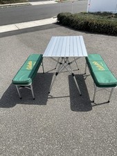 Cabela's Camping Jadalnia Zestaw piknikowy Walizka Stół i ławki Aluminium