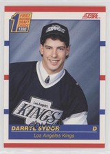 1990-91 Score First Round Draft Choice Bilingual Darryl Sydor #425 18tz