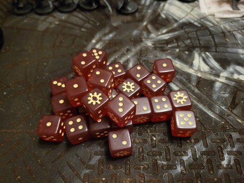 Games Workshop Warhammer 40k World Eaters 10th Edition Dice X1