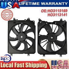 Radiator Cooling Fan A/C Condenser Assembly For 2017-2022 Honda CR-V 2.4L