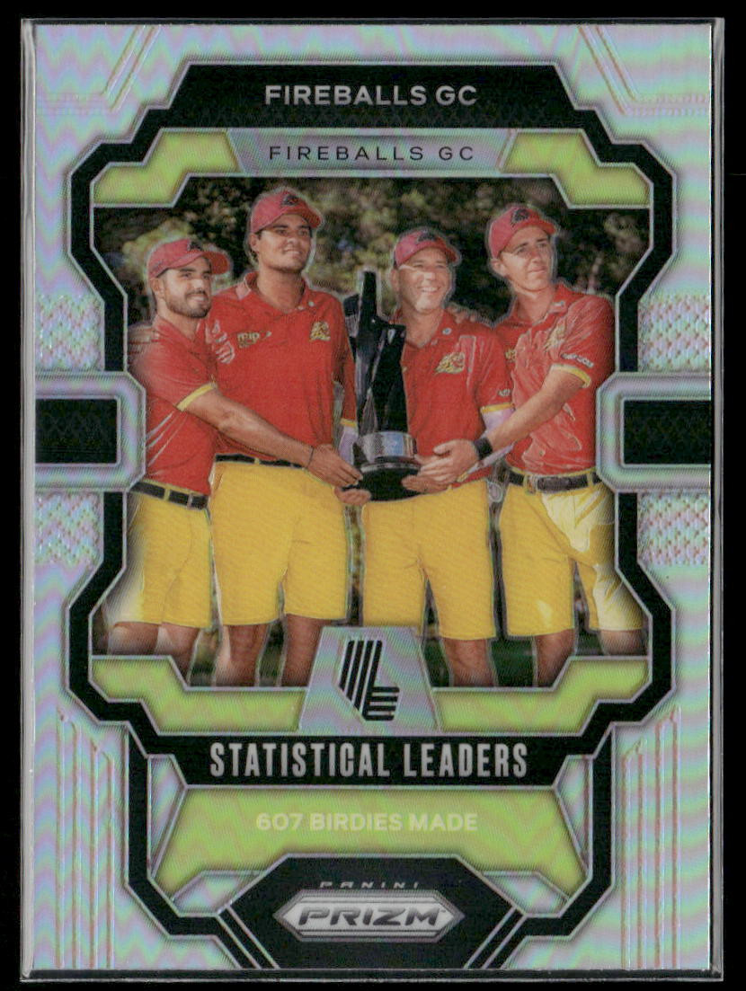 2024 Panini Prizm LIV Golf Fireballs Silver Prizm #86 Statistical Leaders