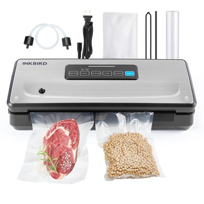 Food Vacuum Sealer Machine 10-In-1 with Bag Storage(Up to 20FT) and Cutter, I...