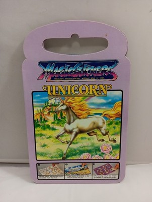 Vintage Magic Stickers Unicorn & Picture Board 