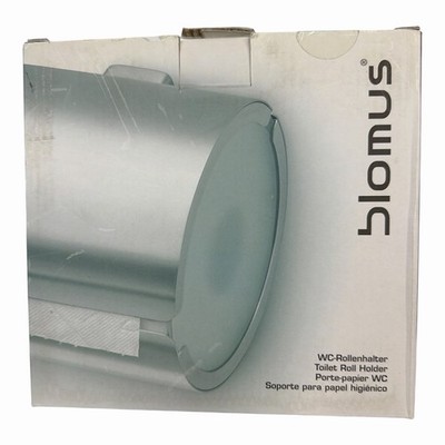 Blomus Tarro Stainless Steel Toilet Paper Holder Matte Frosted Flöz Modern NEW