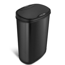 Nine Stars Automatic Kitchen Trash Can 13 Gallon Stainless Steel Motion Sensor