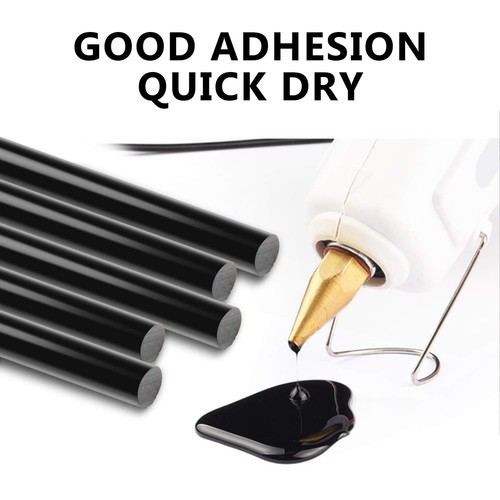 72 Pack Black Hot Glue Sticks for Craft, DIY & Repairs - Strong Adhesive - Picture 3 of 7