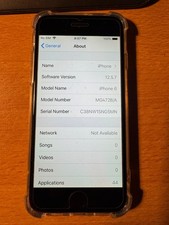 Apple iPhone 6 - 16 GB - Silver Unlocked - AS IS