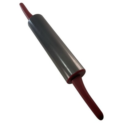 KitchenAid Rolling Pin Carbon Steel Nonstick Heavy Red Gray Baking Kitchen Tool