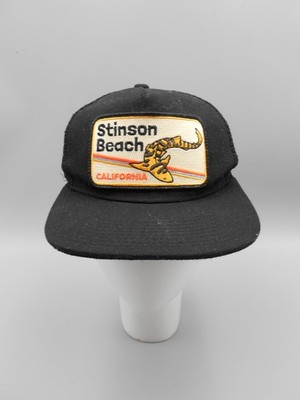 Stinson Beach Hat California Trucker Mens Snapback Adjustable Shark Bart Bridge