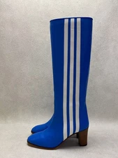 Gucci Adidas Adidas Collaboration Boots 37 Blue Leather 715584 Afe702341 G Inm42