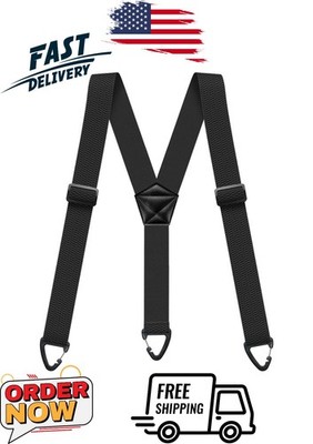 Suspenders for Men Heavy Duty, X Shape Back Hidden Suspender 1.5'' Under Clothing