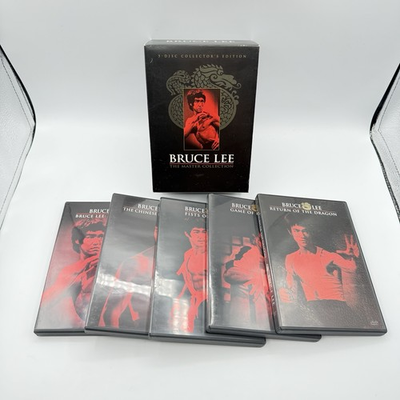 #ad Bruce Lee The Master Collection DVD 5 Disc Set w Inserts Collectors Edition $33.16