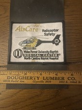 Air Care Helicopter Safety Wake Forest University Baptist Medical Center Patch