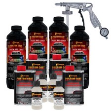 Bright White 1 Gallon Urethane Spray-on Truck Bed Liner Kit With Spray Gun Bright White 1 Gallon Urethane Spray-on Truck Bed Liner Kit With Spray Gun