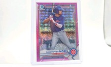 2021 Bowman - Chrome Prospects Christopher Morel #BCP-131 Fuchsia Shimmer...