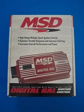 NEW - MSD 6425 Digital 6AL Ignition Control with Rev Control  RED - Free ShipN!