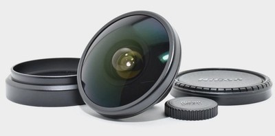 Nikon Fisheye Converter Lens FC-E8 0.21X Ultra Wide Angle Japan With Soft Bag