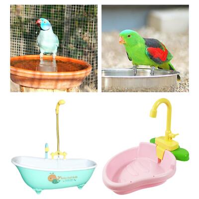 Papageien Badewanne Vogeltränke Sittich Duschbox für Papageien Nymphensittich Vögel