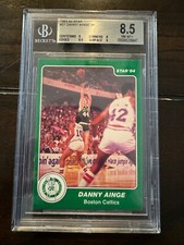 1983-87 Star #27  Danny Ainge BGS 8.5 Rookie Card SP Celtics