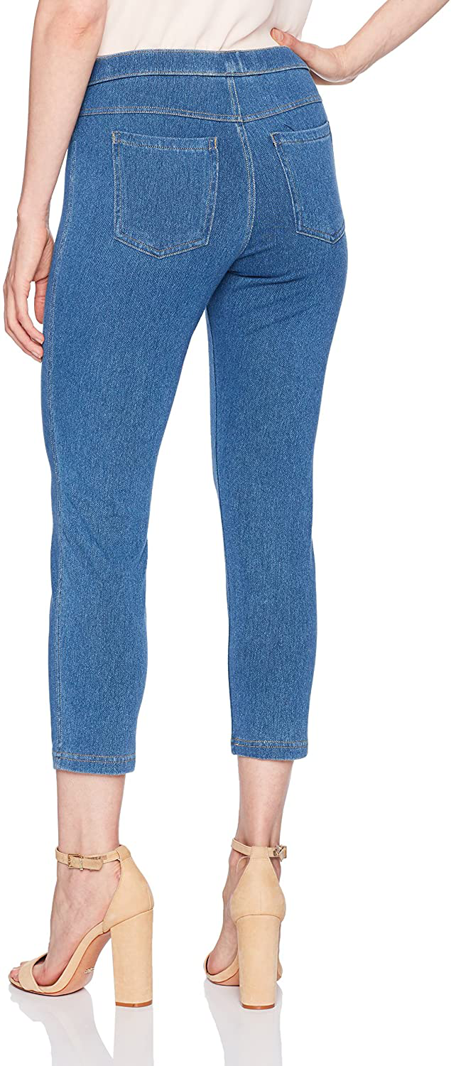 No Nonsense Women'S Classic Denim Capri Leggings With Pockets 7445010810875  | eBay