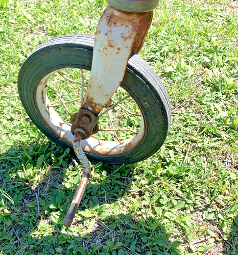 Vintage Flyer Original Red Cycle Tricycle Wagon / Pedal Wagon - Rare! - Picture 9 of 24